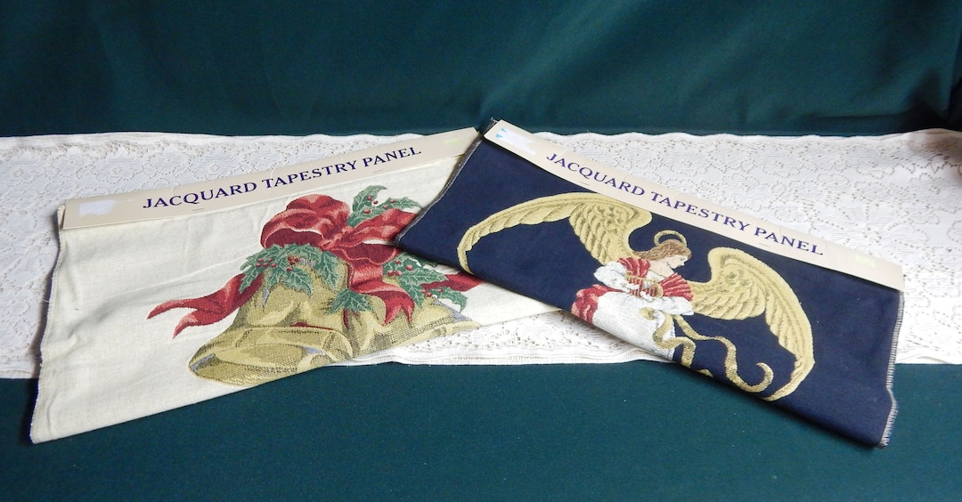 Bells Angels Tapestry Craft Panels Jacquard Tapestry Panels the Olde