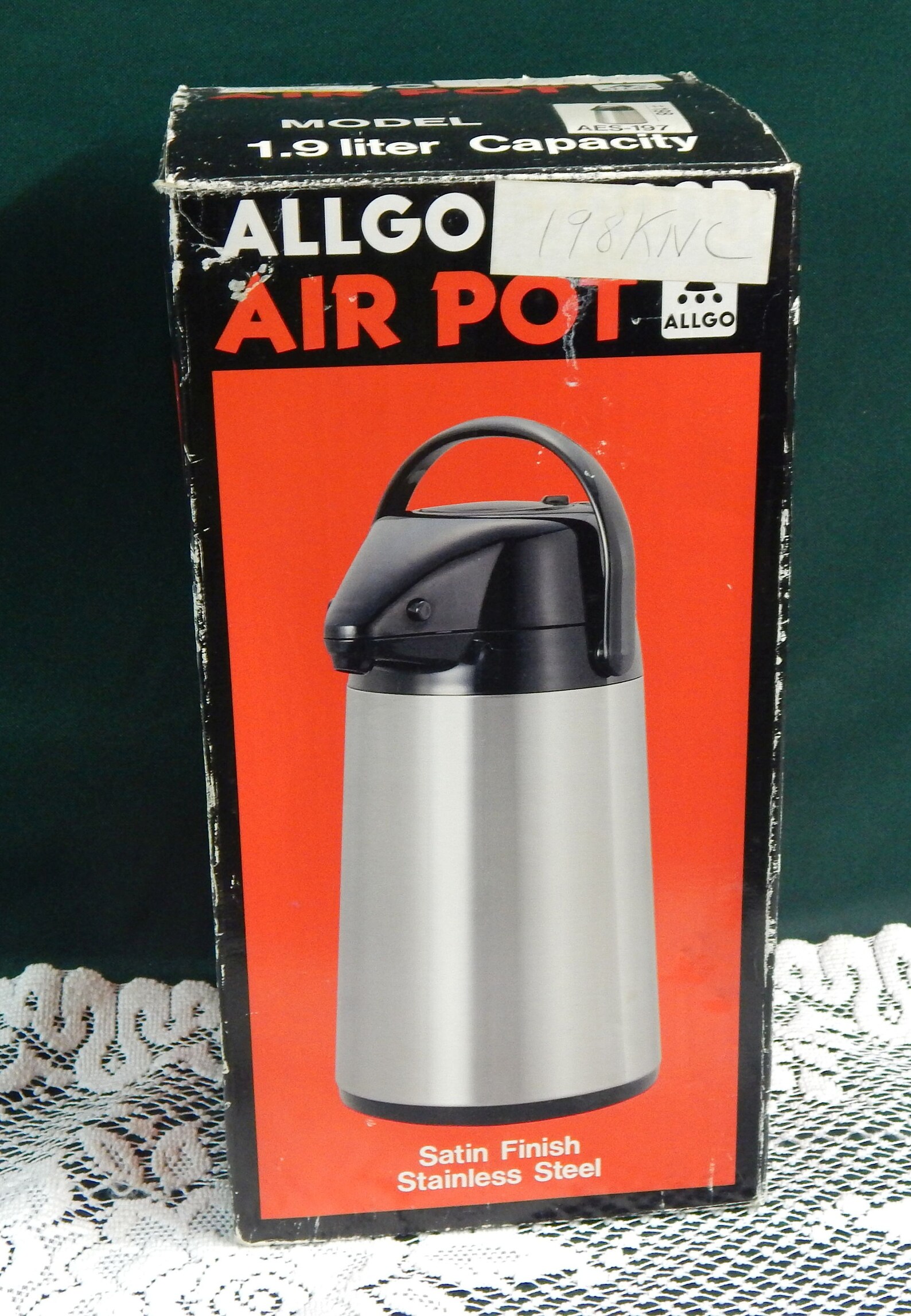 Allgo Thermos Airpot 1.9liter Air Pot Model AES198 Etsy