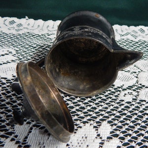 19th Century Silverplated Creamer: Rogers Smith & Co Embossed Floral Decor image 4