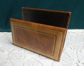 Letter Holder - Napkin Holder - Dining Table or Desk Accessory
