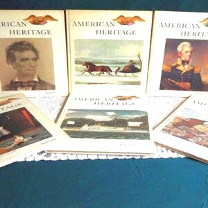 American Heritage Books - 1961 American Heritage Volumes XII Complete 6 Book Set - Books No 1 2 3 4 5 6