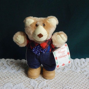 Wendy&#39;s 1986 Farrell Furskins Bear: Appalachian Artwork Collectible