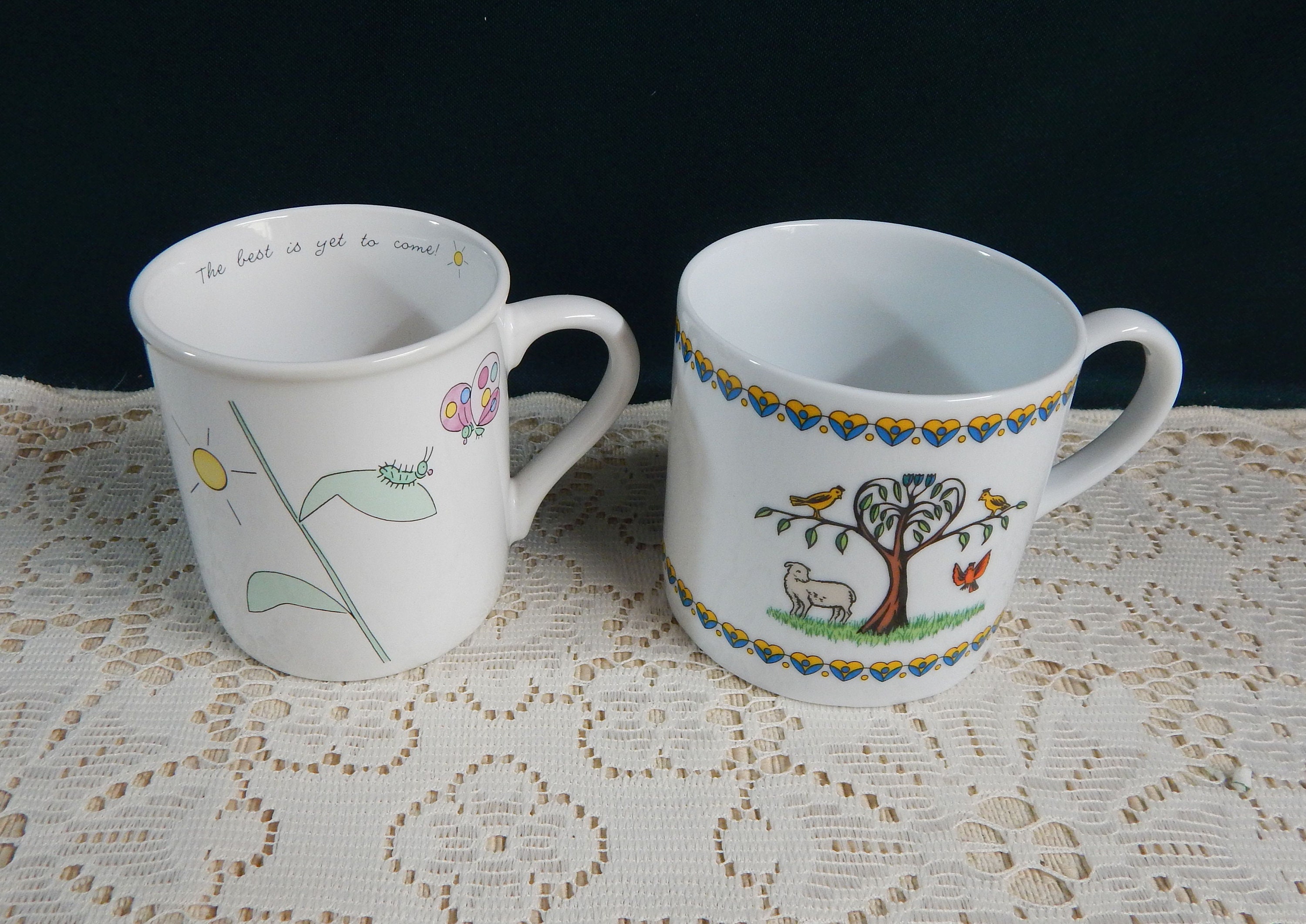 Gevalia Kaffe Mugs (2) – Nauna's Vintage Corner