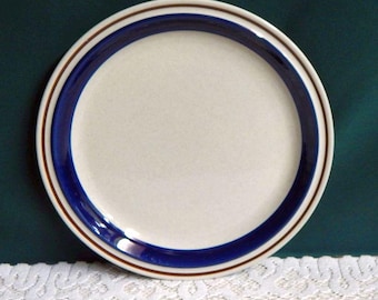 Chateau Cobalt Blue YAMAKA Stoneware Dinner Salad Plate Bowl