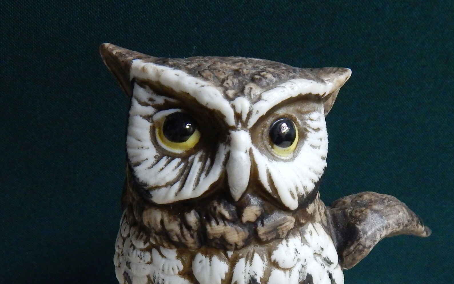 Homco Owl Figurines Bisque Porcelain Owls Set of 2 Etsy