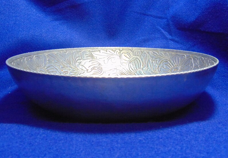 Aluminum Serving Bowl Everlast Metal Hand Bowl Etsy