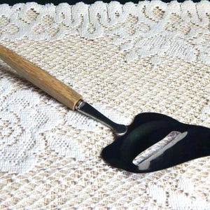 Vintage Cheese Slicer - Stainless Steel Wood Handle Cheese Plane - Made In Japan