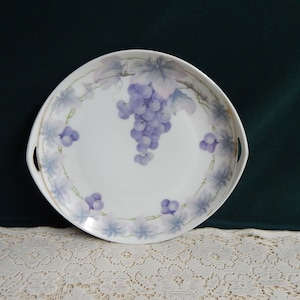 Rosenthal Sylvia Platter - Antique Handpainted Porcelain China Rosenthal Kronach Bavaria Sylvia Platter - Edwardian Style from 1901-27