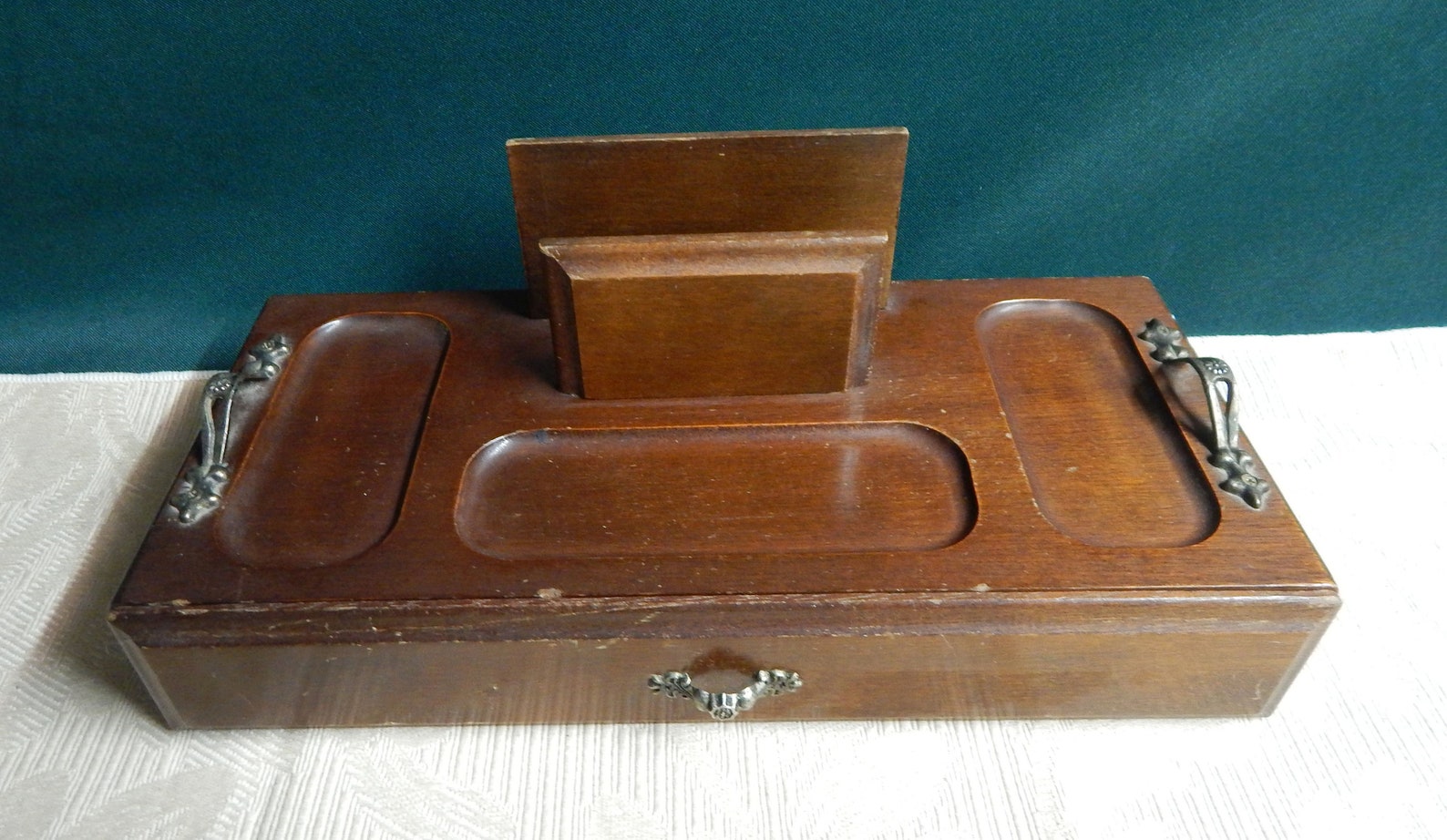 Wood Jewelry Box Men's Vanity Box Dresser Box Change Etsy