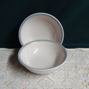 Pfaltzgraff Aura Pink Stoneware Bowls - Set of 2 - USA Made