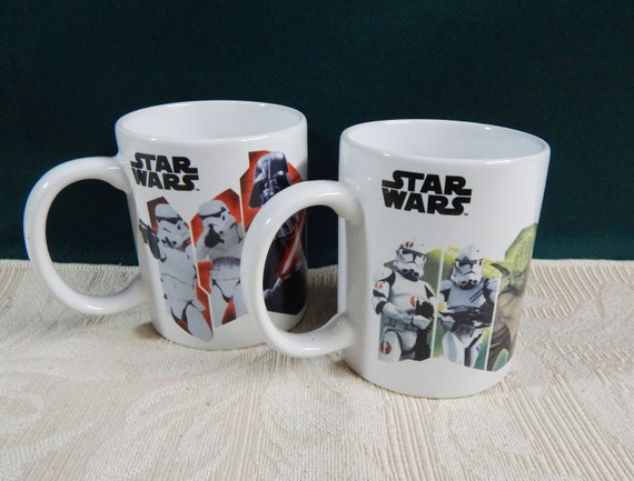 Star Wars Mugs Set of 2 Yoda Han Solo Darth Vader Luke -  Sweden