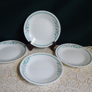 Corelle Rosemarie Bread Plates - Set of 4 - Discontinued Pattern