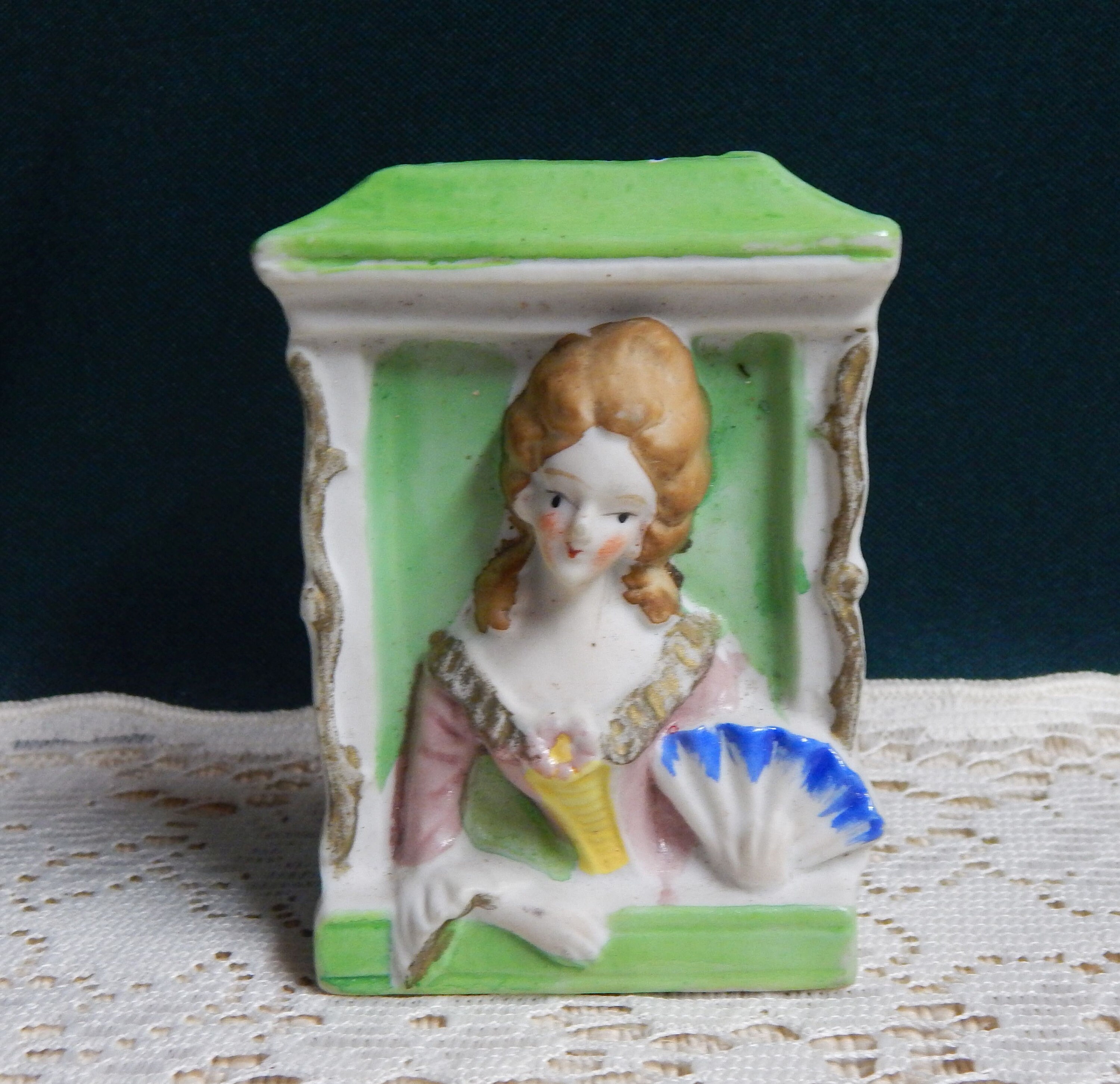 Vintage Mod Pixie Girl Christmas Ornament MCM 1960 1970