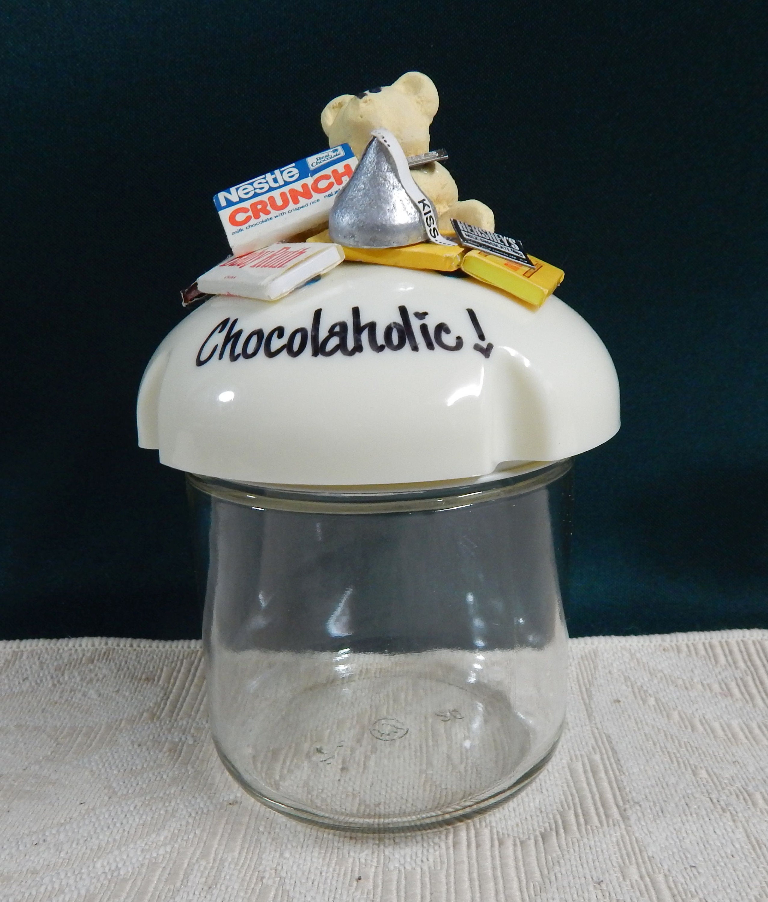 Hershey's Candy Jar Chocolaholic Candy Jar Candy Bar Etsy