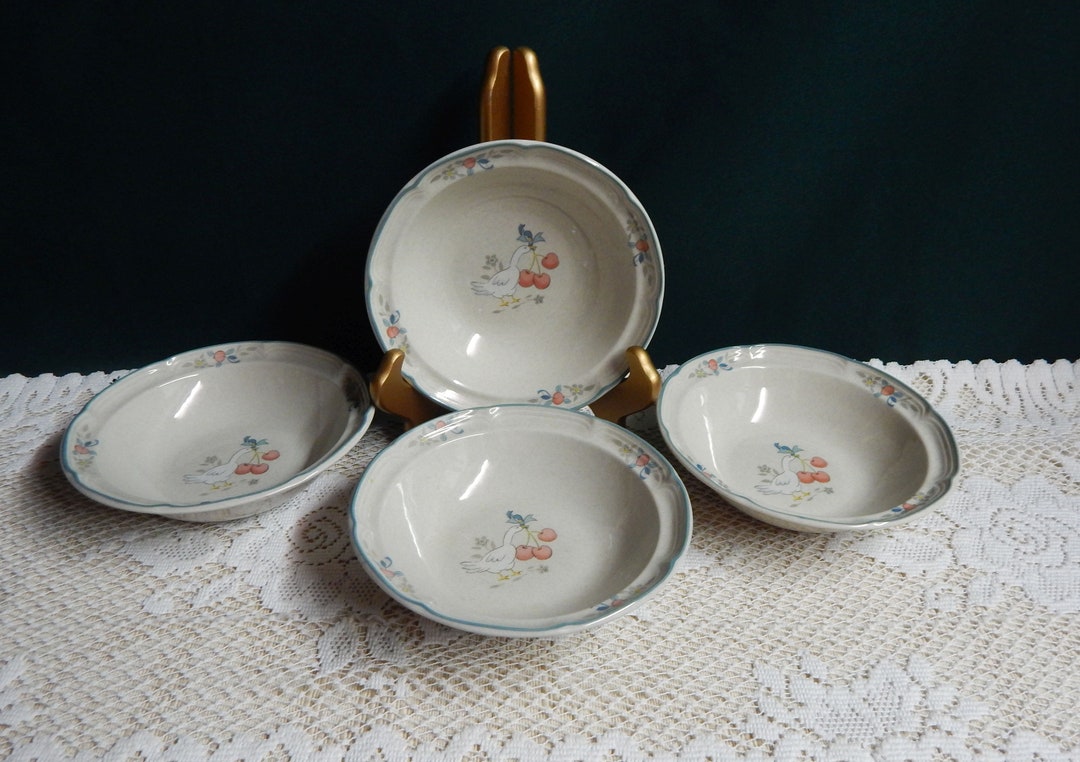 Marmalade Cereal Bowls Set of 4 International China Marmalade