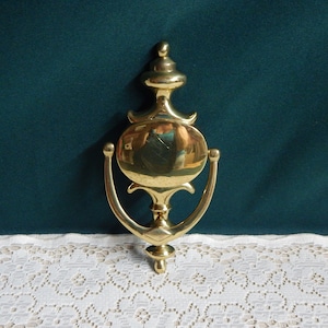 Brass Door Knocker: Classic Front Door Decor