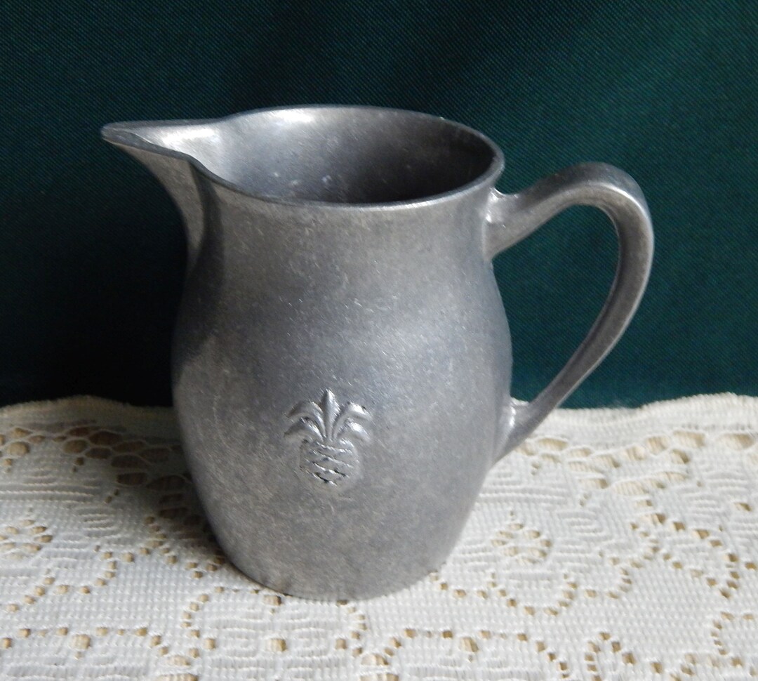 Mid Century Carson Pewter Creamer Pewter Tableware Etsy