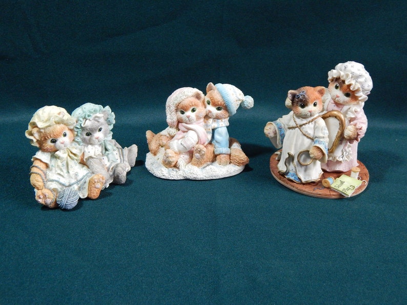 calico kitten figurines enesco