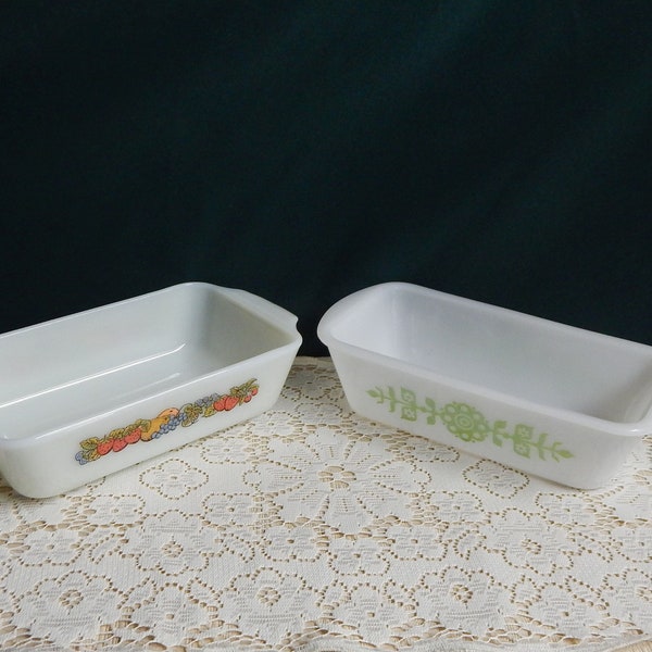 Fire King Loaf Pans Etsy