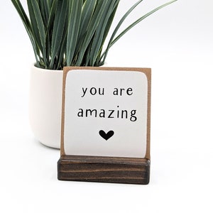 you are amazing, thank you gift, thank you card, inspiration gift, mom gift, friend gift, you did it gift