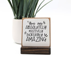 Vous êtes absolument incroyablement incroyable : cadeau de remerciement, cadeau d'employé, cadeau d'ami, carte de remerciement, dos personnalisé