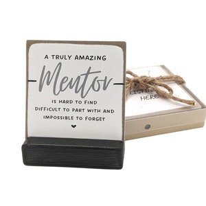 An amazing mentor is hard to find, thank you gift, appreciation gift, mentor gift,  message in a box, personalized gift