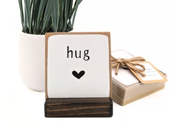 Hug in a box (with  sympathy/ comfort/ sorry for your loss card)
