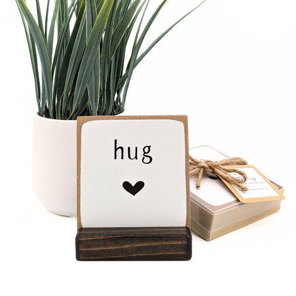 Hug in a box (with  sympathy/ comfort/ sorry for your loss card)