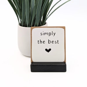 cadeau de remerciement, carte de remerciement, cadeau de remerciement, cadeau d'un ami, cadeau de collègue, tout simplement le meilleur