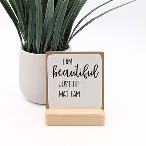 Autoafirmaciones / signo de afirmación, autocuidado / amor propio, autoregalo, regalo de amigo, soy hermosa