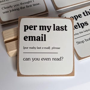 Funny Email Definitions | Office Signs | Desk Decor | Spreadsheet ...