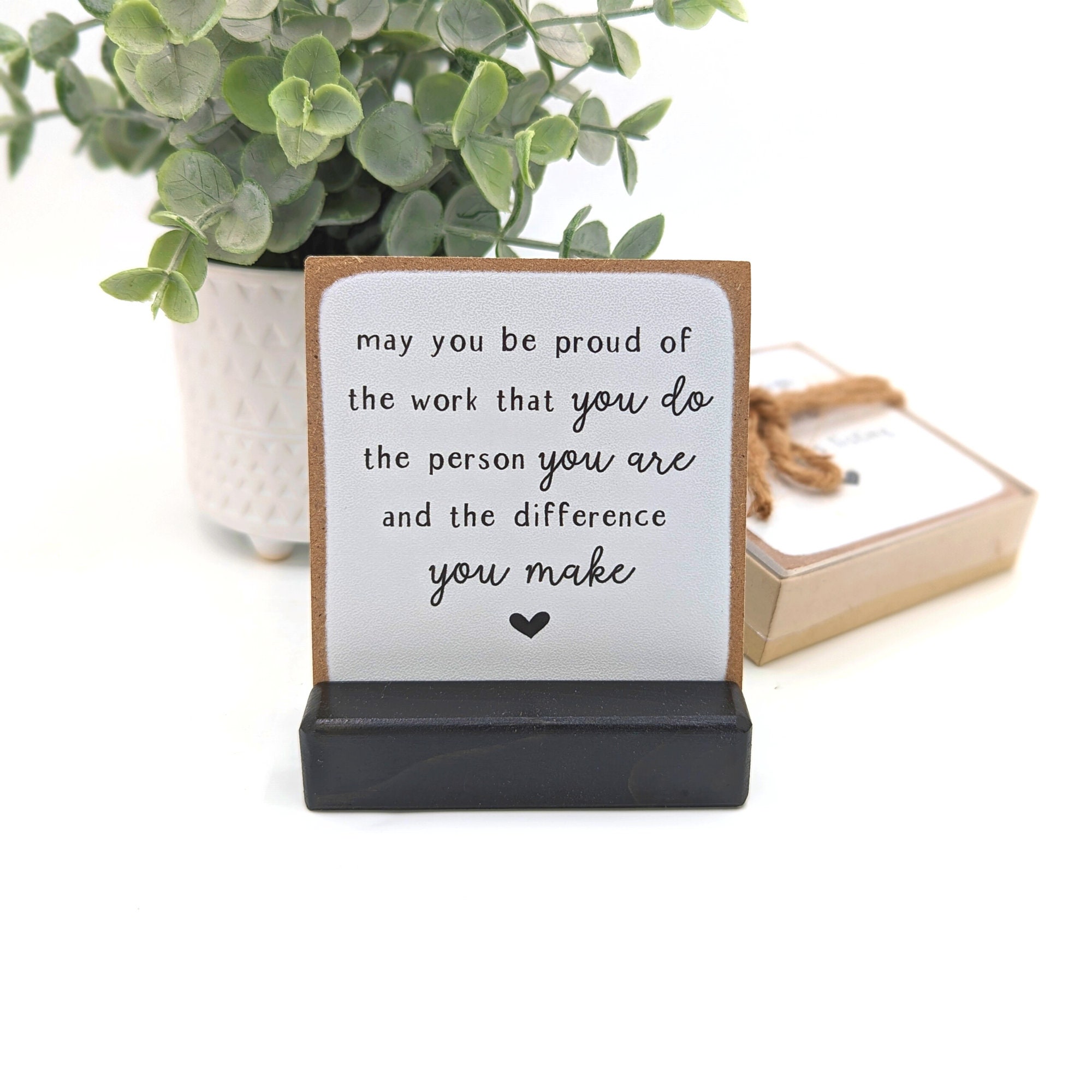  Thank You Gifts For Women Inspirational Employee Appreciation  Gifts Personalized Women Coworker Gifts Under 10 Dollars Desk Office  Colleague Leaving Job Gifts School Counselor Farewell Teacher Gifts : Home  & Kitchen