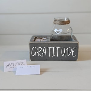 Gratitude kit | gratitude jar, gratitude cards, box | mother's Day gift, birthday gift, appreciate gift, thank you gift, self care