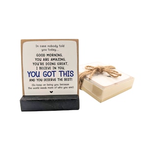 i believe in you | you got this | affirmations sign | in case no one told you today | office gift | friend gift | encouragment mini sign