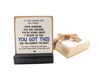 You got this: Encouragement Mini Sign, Daily Affirmations, support gift