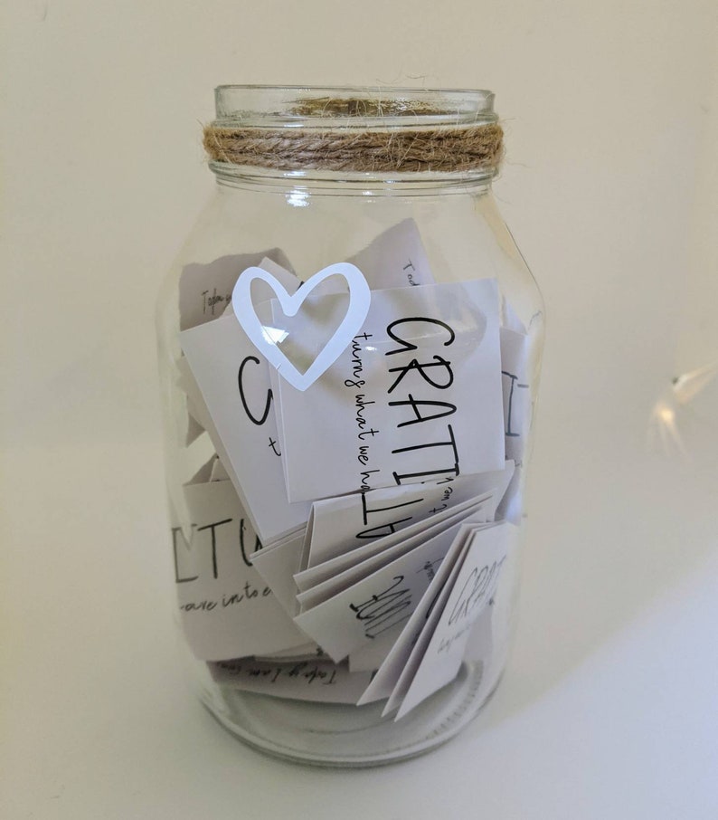 Gratitude kit gratitude jar self care happiness wooden Etsy