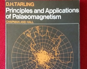 1e editie 1971 - Principles and Applications of Palaeomagnetism door D.H. Tarling - Chapman en Hall London - 164 pagina's inclusief index
