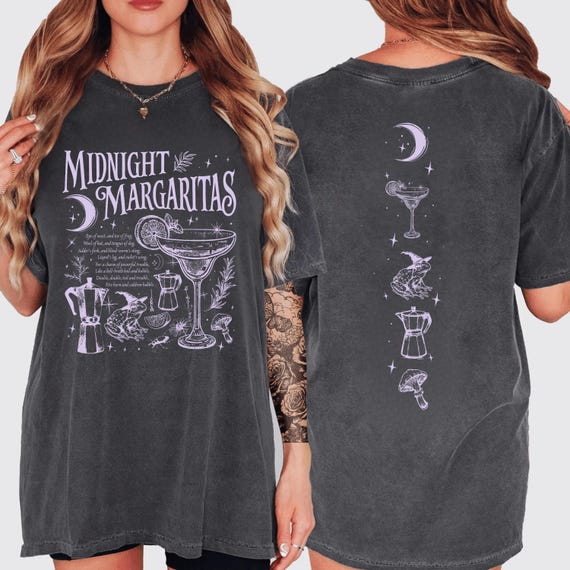Vintage Midnight Margaritas Shirt, Practical Magic Tee, Retro Halloween Movie Shirt, Girls Will Be Girls Sweatshirt, Spooky Season Gift