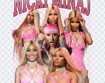 Nicki Minaj Png File, Pink Friday 2 Tour, Nicki Minaj Tour 2024 File, Retro Nicki Minaj Design, Nicki Minaj Digital Download