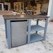 Rustic X Coffee Bar / Rustic X Farmhouse Coffee Bar / Mini Fridge Table ...