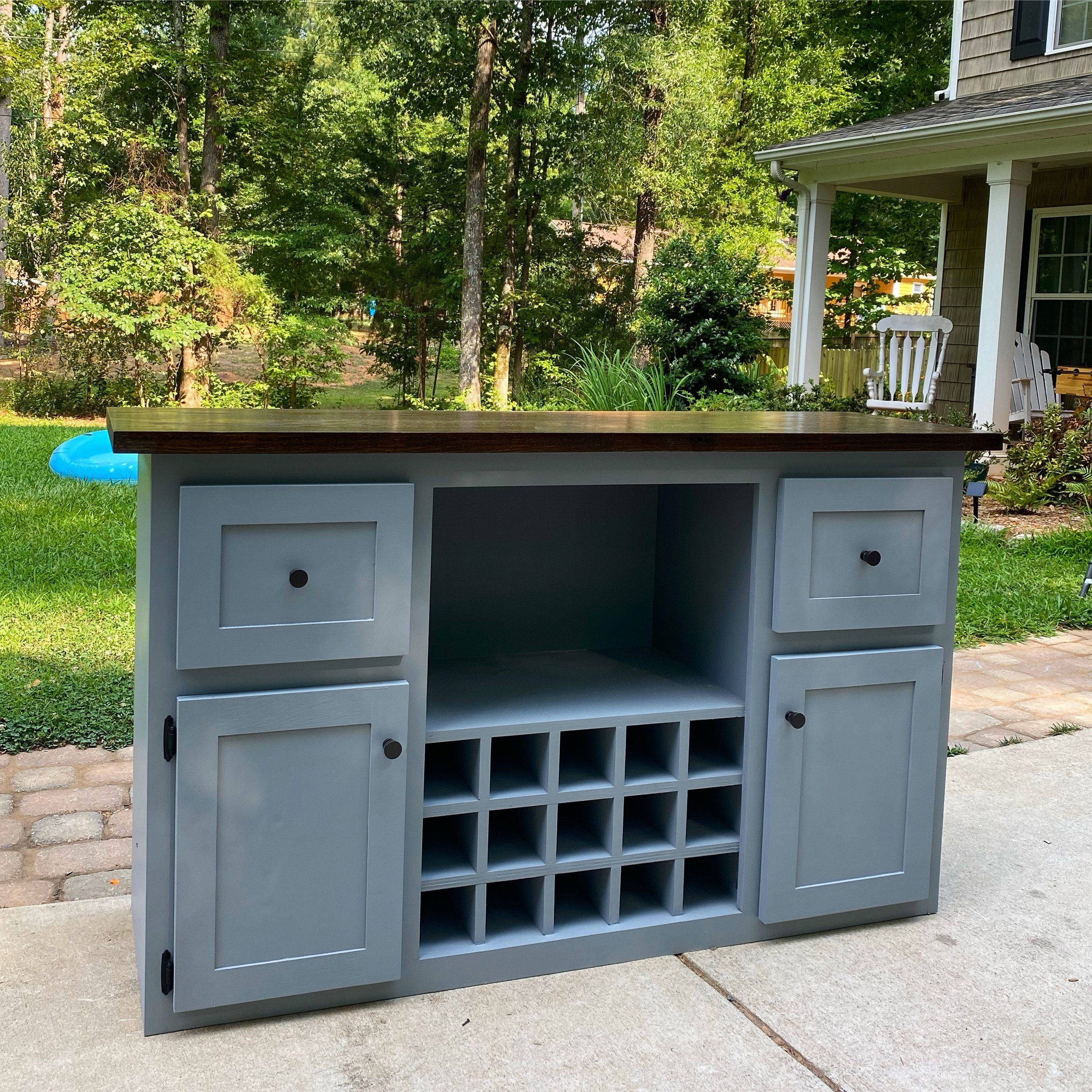 Coffee wine cabinet outlet