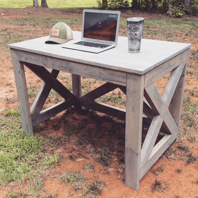 Rustic X Farmhouse Computer Desk