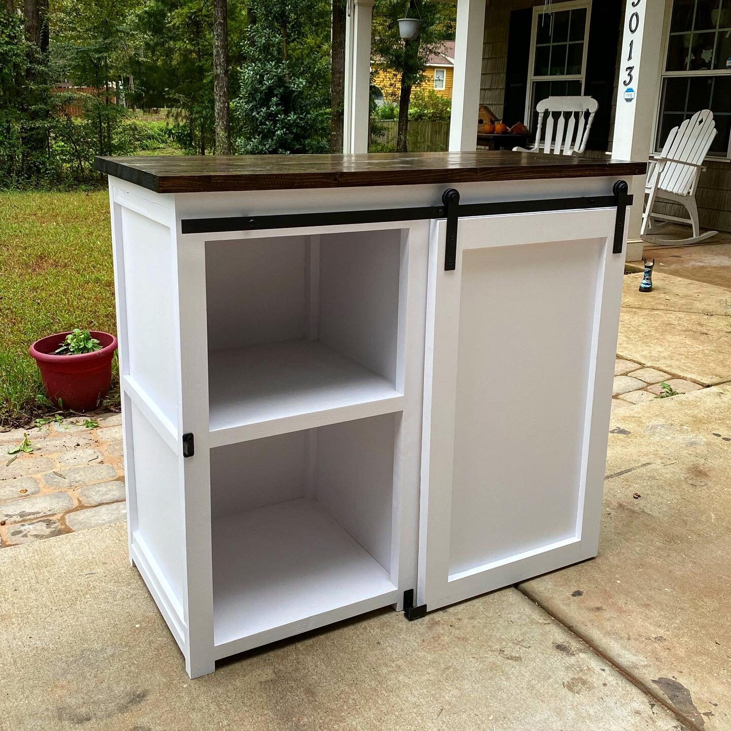 Barndoor Coffee Bar / Farmhouse Coffee Bar / Rustic X Coffee Etsy Canada