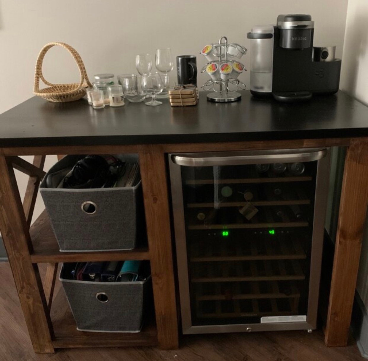 Coffee Bar / Mini Fridge Table