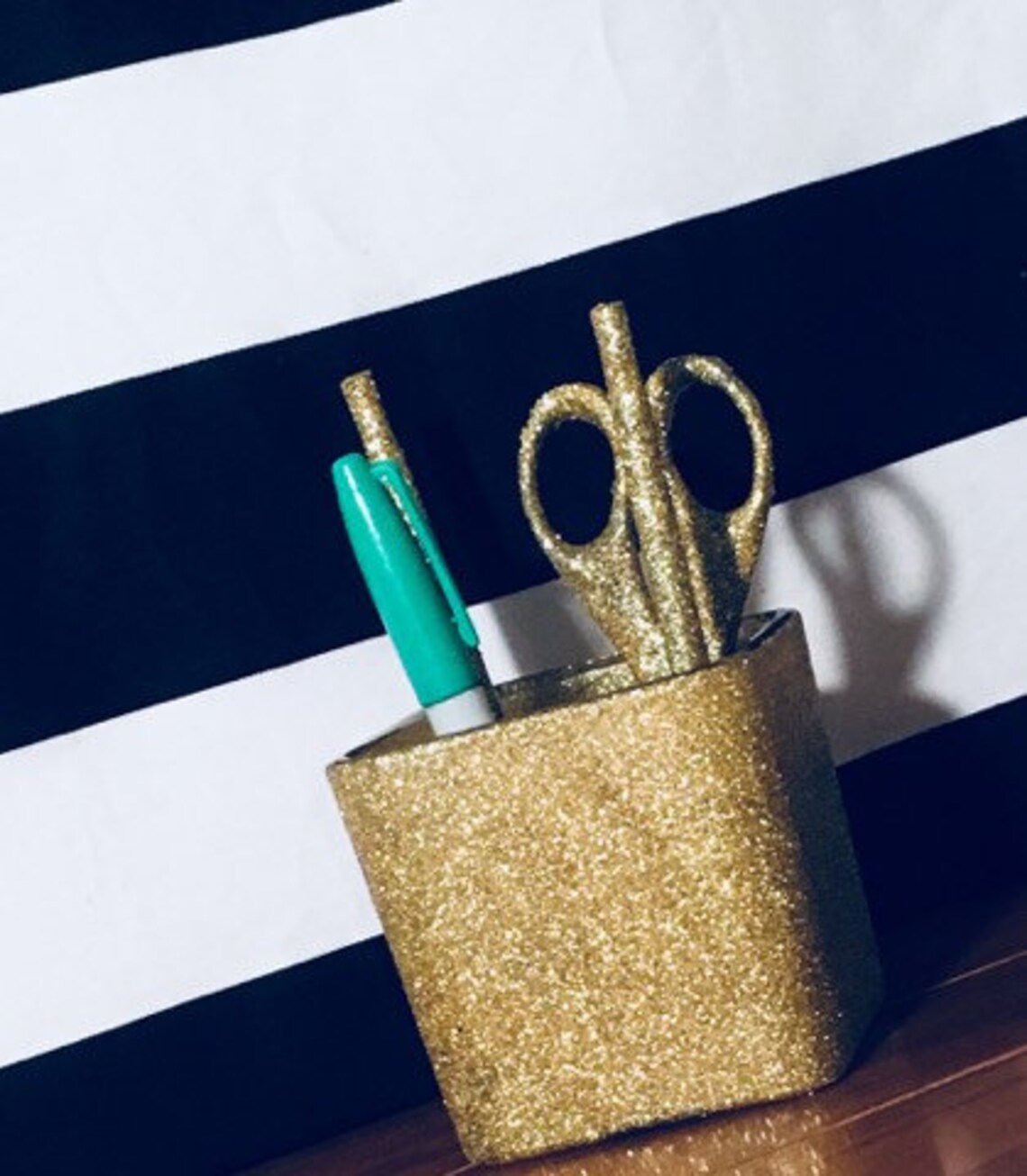 Glittered Square Vases Makeup Vanity Vases Makeup Vanity Etsy