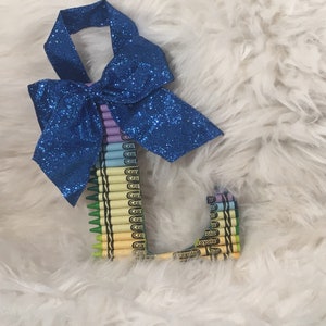 Crayon Letters, Teacher Gifts, Back to School Teacher Gift, End of school teacher gift, teacher Christmas gift, teacher valentines gift
