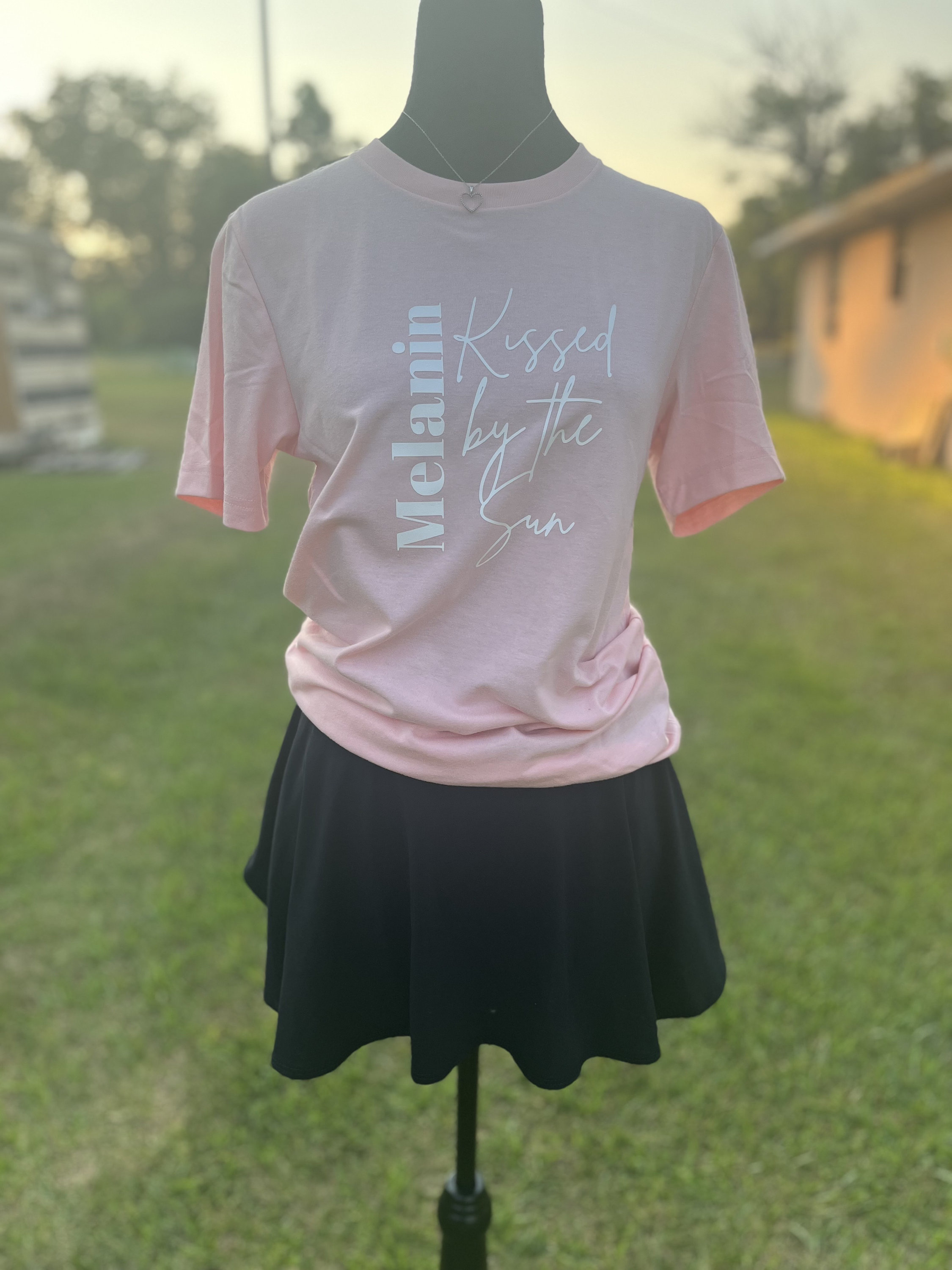 Melanin Kissed by the Sun T-shirt, Graphic Tee - Etsy