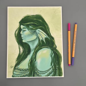 Fantasy Portrait - Lagoon Mermaid