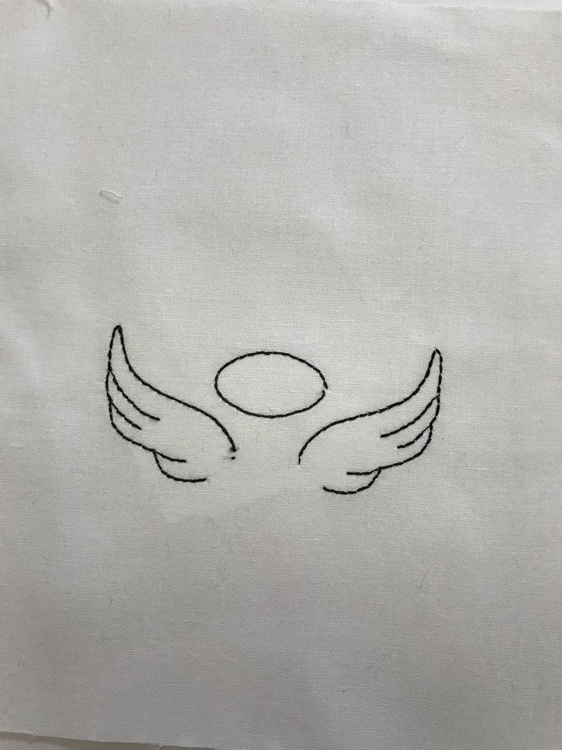 Angel Wings Embroidery Design - 4 Sizes - Instant Download - Sewing ...
