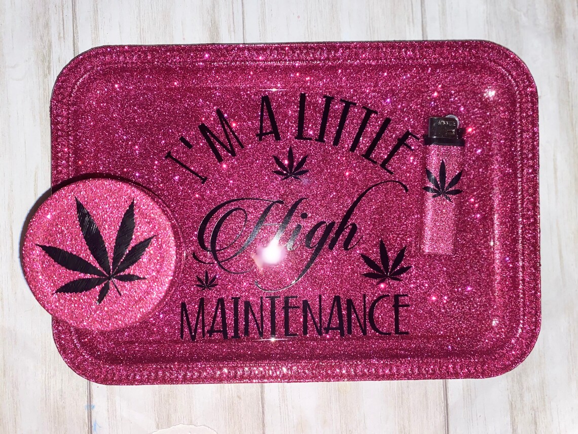 Rolling Tray Weed Tray Marijuana Rolling Tray Glitter Tray Etsy